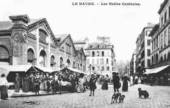 Halles Centrales au Havre en 1900