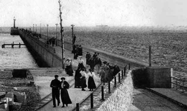 Digue Nord au Havre en 1905