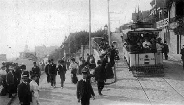 Fourche vers la Hève au Havre en 1906