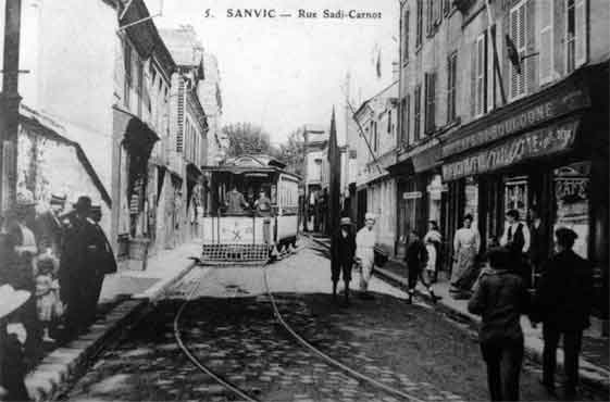 Rue Sadi Carnot au Havre en 1910