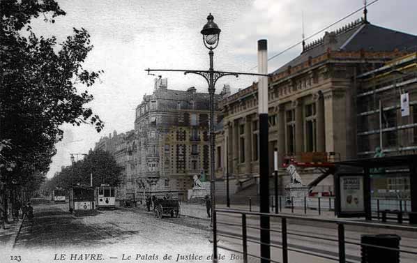 le-havre-1932-boulevard-de-strasbourg.jpg au Havre (Uchronie 1932 / 2016)