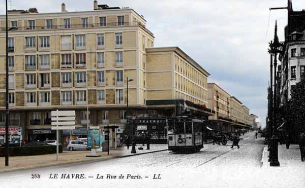 Place Général de Gaulle au Havre (Uchronie 1932 / 2016)