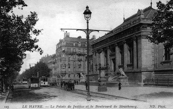 Palais de justice au Havre en 1932