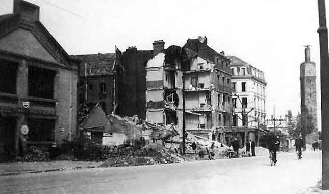 Boulevard de Strasbourg au Havre en 1942