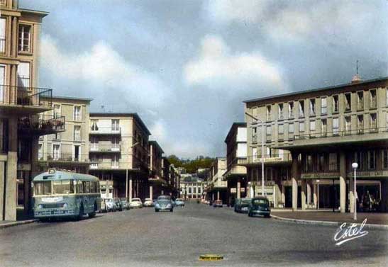 Quai Southampton au Havre en 1960