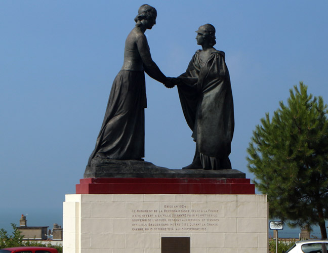 Monument de la reconnaissance belge à la France Rue de Sainte-Adresse